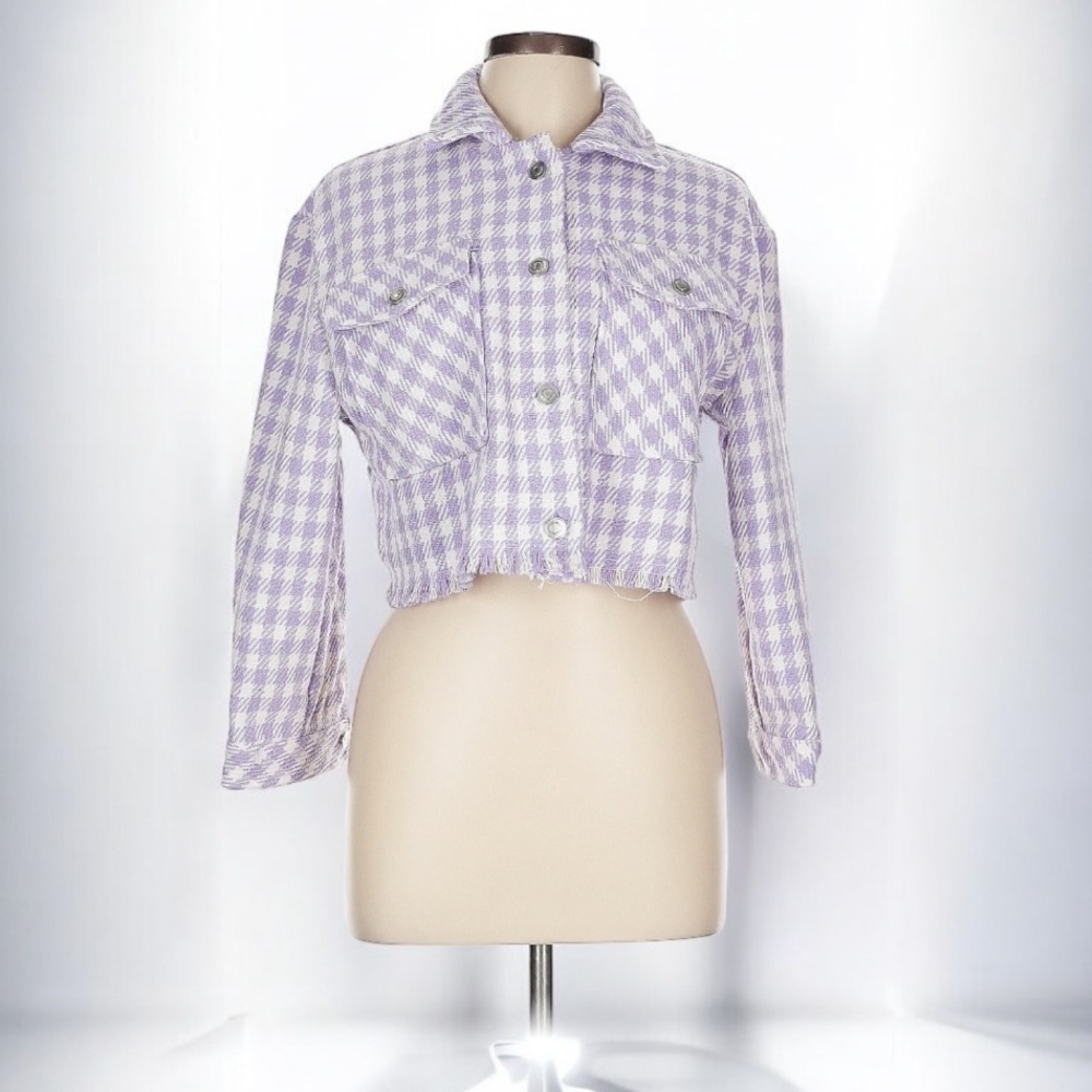 Goodnight Macaroon Purple & White Jacket